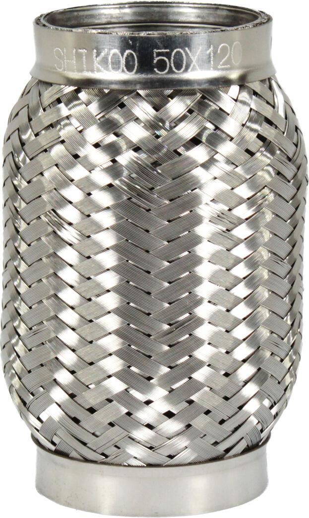 Гофра глушителя SHIKOO Interlock 3-х шаровая короткий фланец 50х120 мм VW
