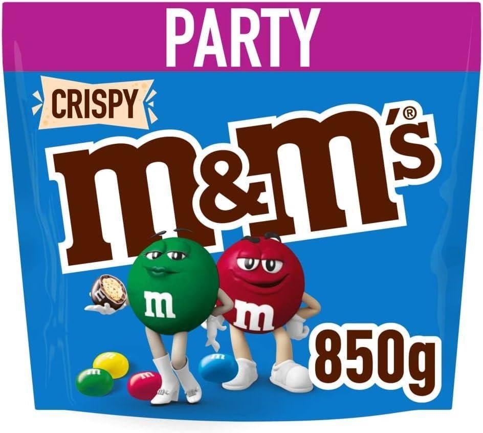 Драже M&M's Crispy Milk Chocolate Party 850 г (2047209159)