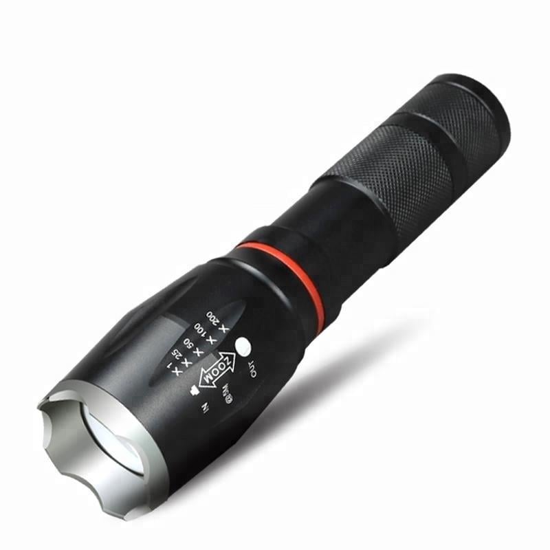 Універсальний акумуляторний ліхтар SUNROZ T6 LED 2в1 Чорний (SUN4386) Універсальний акумуляторний ліхтар SUNROZ T6 LED 2в1 Чорний (SUN4386)