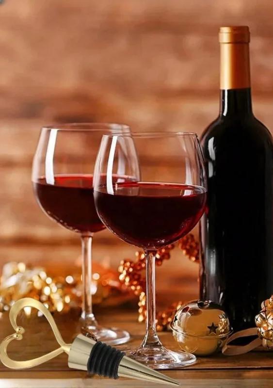 Пробка для пляшок вина багаторазова Серце Золотистий (2789190649) - фото 8 Пробка для пляшок вина багаторазова Серце Золотистий (2789190649) - фото 8