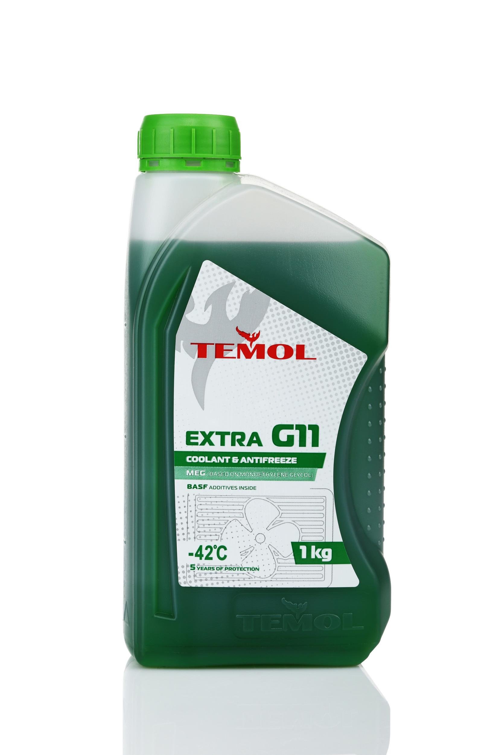 Антифриз TEMOL EXTRA G11 1 л Green (T-EG11G-1L)