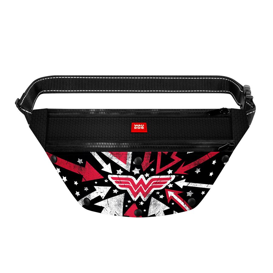 Поясна сумка Waudog Family для корму та аксесуарів Чудо-жінка 1 33x17x10 см Black-Red (1533-0158) - фото 1 Поясна сумка Waudog Family для корму та аксесуарів Чудо-жінка 1 33x17x10 см Black-Red (1533-0158) - фото 1