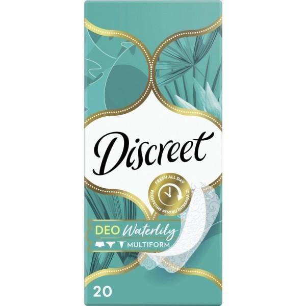 Прокладки ежедневные Discreet Deo Water Lily Multiform 20 шт.
