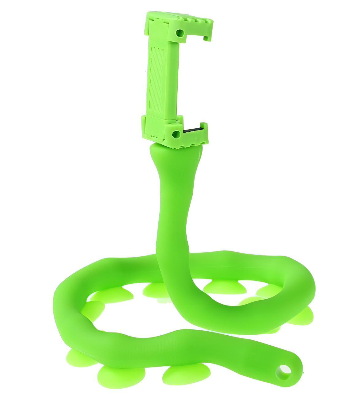 Держатель для телефона Worm lazy holder на присосках Зеленый (1008521-Green) Держатель для телефона Worm lazy holder на присосках Зеленый (1008521-Green)