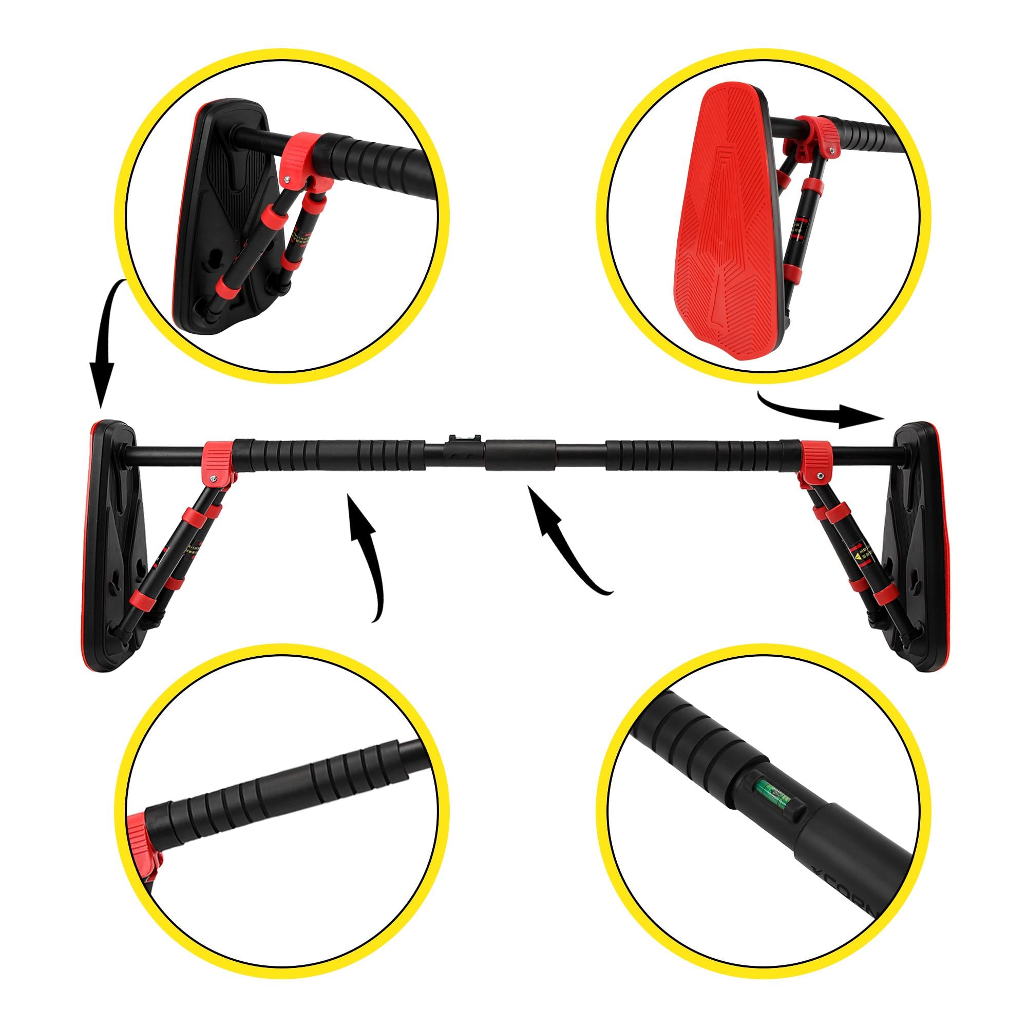 Турнік розсувний Cornix Elite+ XR-0295 100-140 см Black/Red (25802450) - фото 5 Турнік розсувний Cornix Elite+ XR-0295 100-140 см Black/Red (25802450) - фото 5