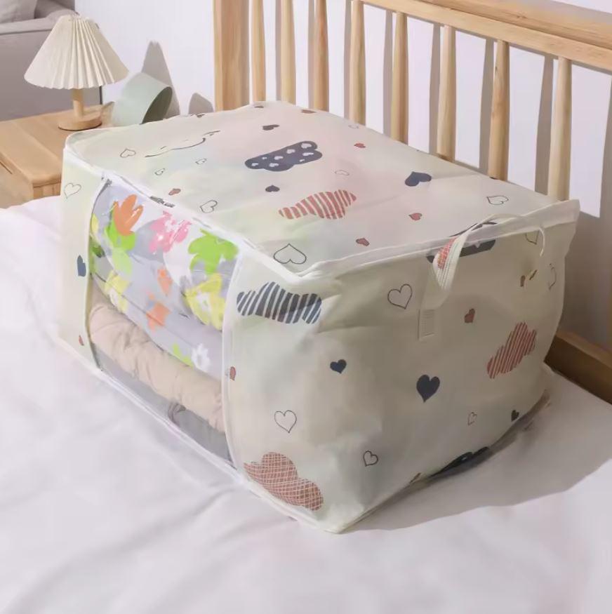 Чехол-органайзер для хранения вещей/постельного белья AND-50L Бежевый - фото 2 Чехол-органайзер для хранения вещей/постельного белья AND-50L Бежевый - фото 2