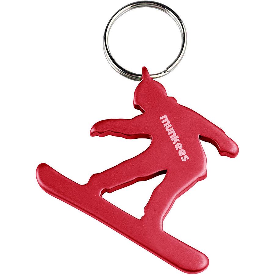 Брелок-открывашка Munkees 3495 Snowboarder Red