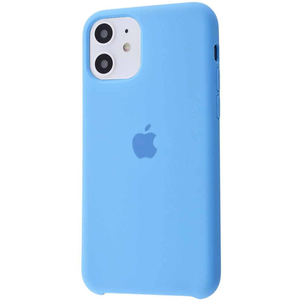 Силиконовый Чехол Накладка Silicone Case для iPhone 11 Cornflower