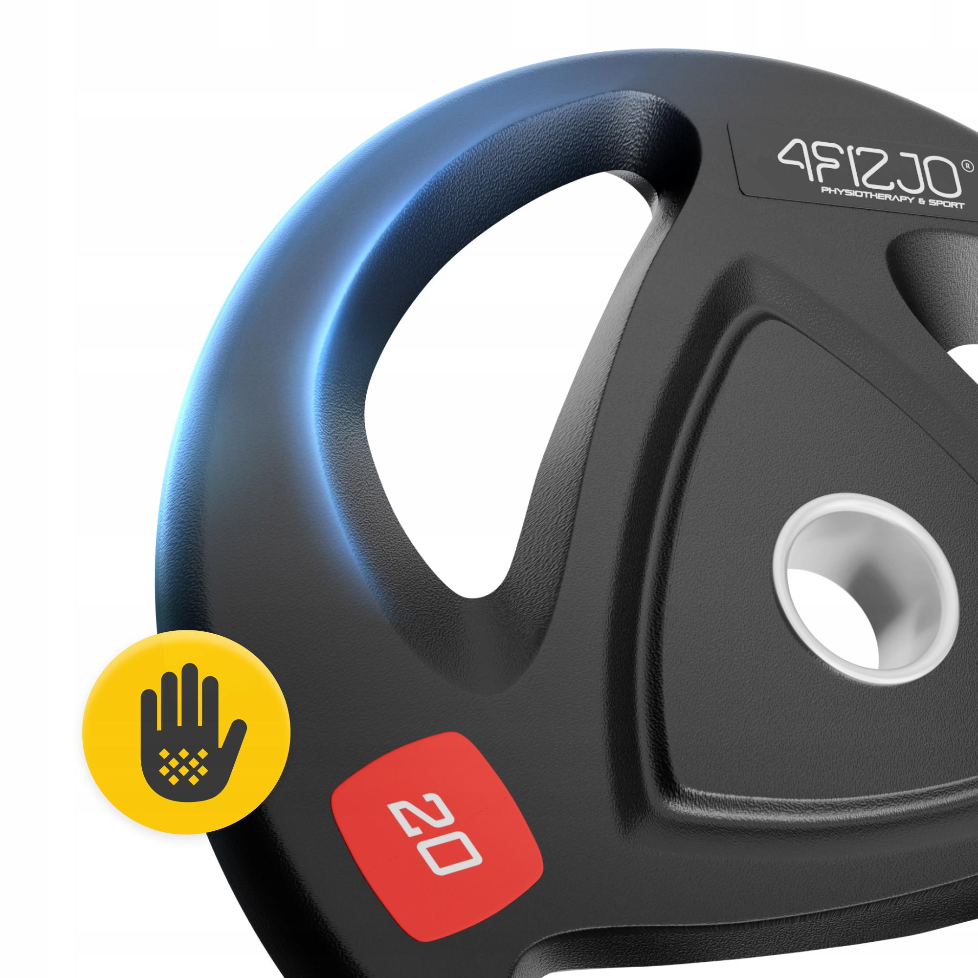 Диск олимпийский 4fizjo 20 кг 51 мм Black (P-5905973401296) - фото 4 Диск олимпийский 4fizjo 20 кг 51 мм Black (P-5905973401296) - фото 4