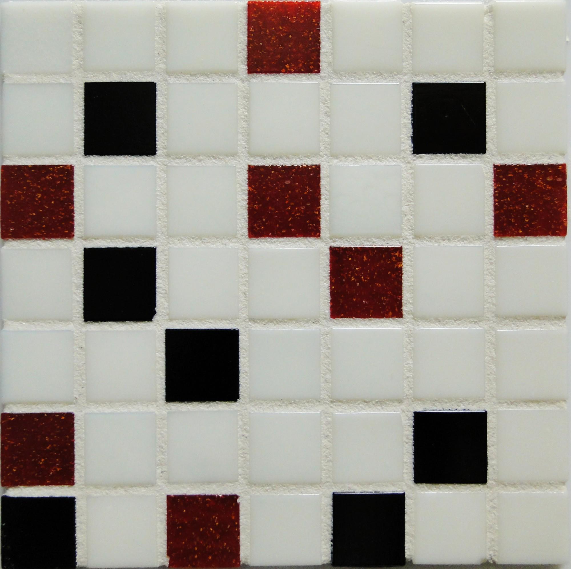 Стеклянная мозаика плитка D-CORE Микс IM-43 327х327 мм