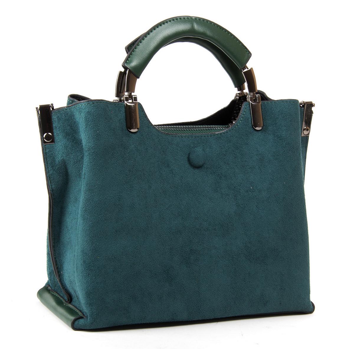 Женская модельная сумка из замша Fashion 3807 Зеленый - фото 1 Женская модельная сумка из замша Fashion 3807 Зеленый - фото 1