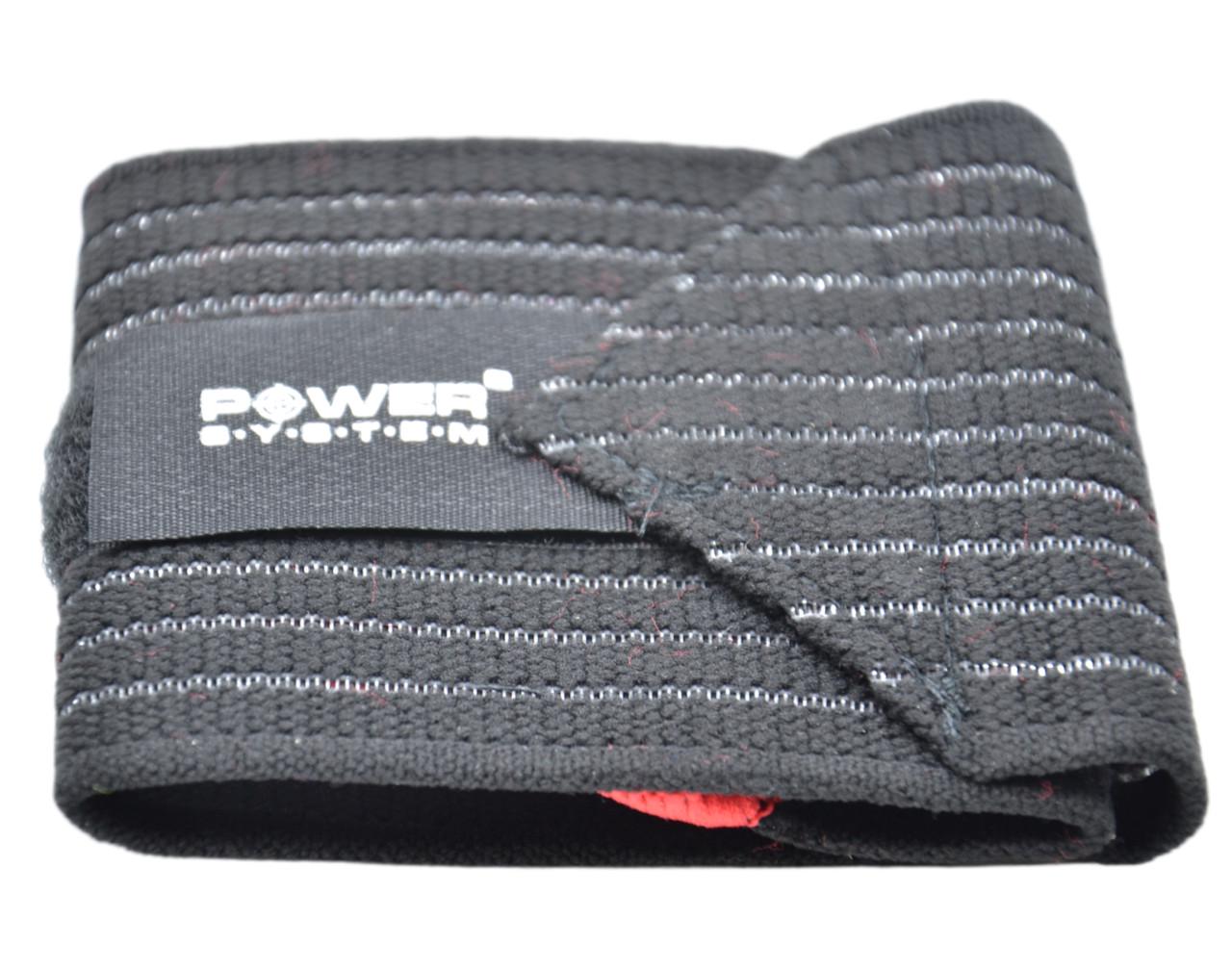 Бинти кистьові Power System PS-6000 Elastic Wrist Support пара Black/Red (27343053) - фото 5 Бинти кистьові Power System PS-6000 Elastic Wrist Support пара Black/Red (27343053) - фото 5