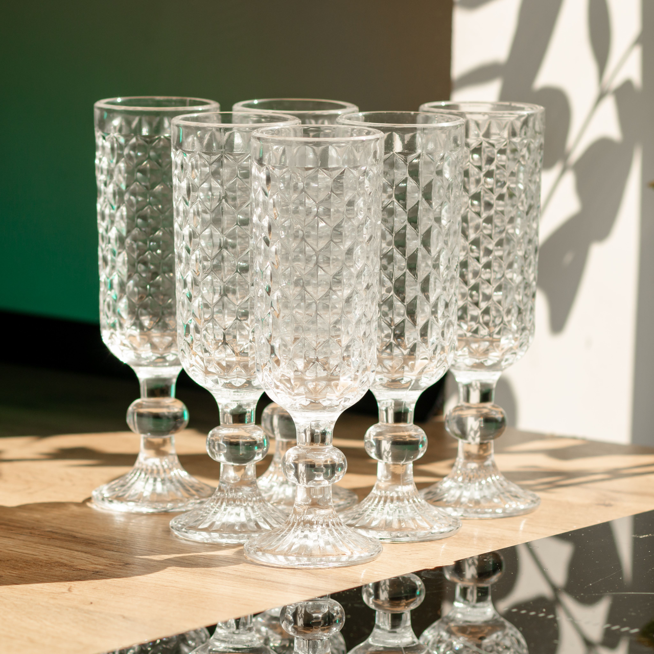 Набор бокалов для шампанского 6шт. 160 мл - фото 1 Набор бокалов для шампанского 6шт. 160 мл - фото 1