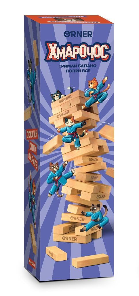 Настільна гра Хмарочос котики-каратисти (orner-2290)