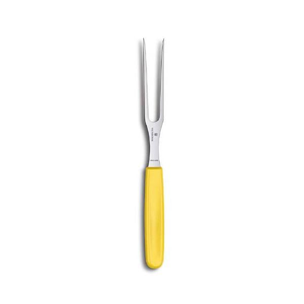 Кухонна вилка Victorinox Vx52106.15L8B Swiss Classic Carving Fork 382 мм Жовтий