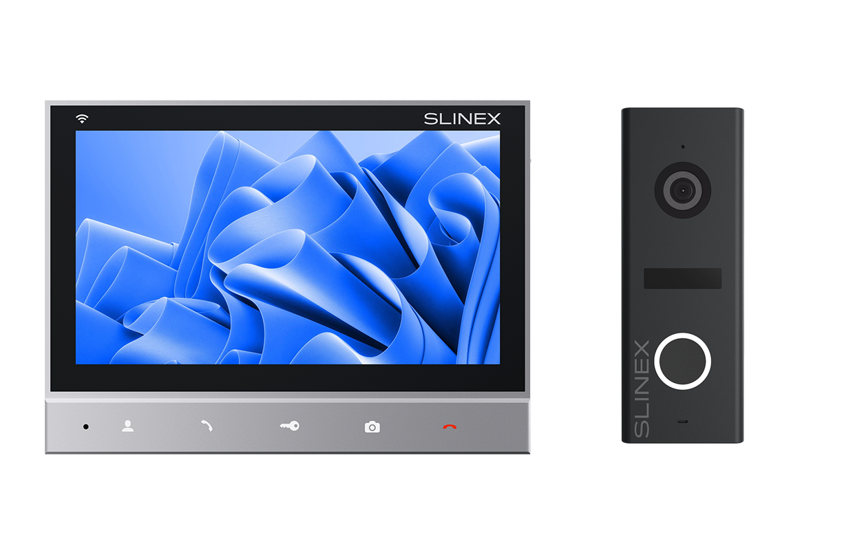 Комплект видеодомофона Slinex SK 7 Cloud Slinex SK 7 Cloud grey + ML-17HD Graphite