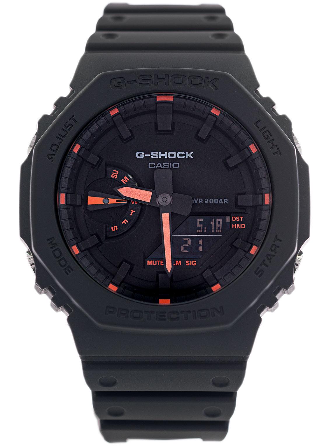 Часы Casio G-SHOCK GA-2100-1A4ER Neon Accent Series (1513)