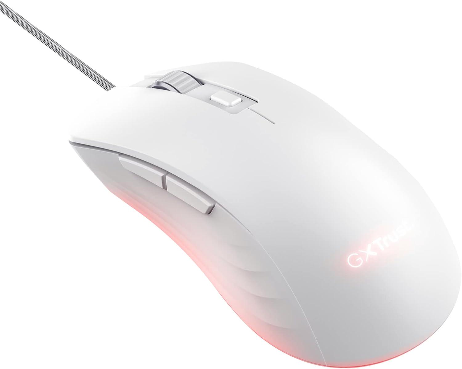 Компьютерная мышка Trust GXT924 YBAR+ USB-A Белый - фото 4