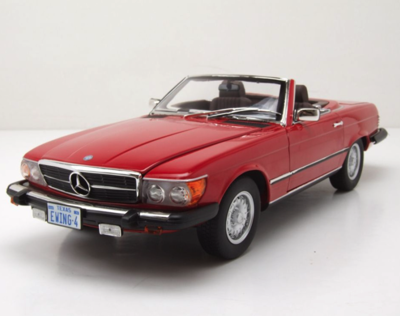 Модель автомобиля Norev 1:18 Mercedes-Benz 450 SL R107 1979 Red (183729)