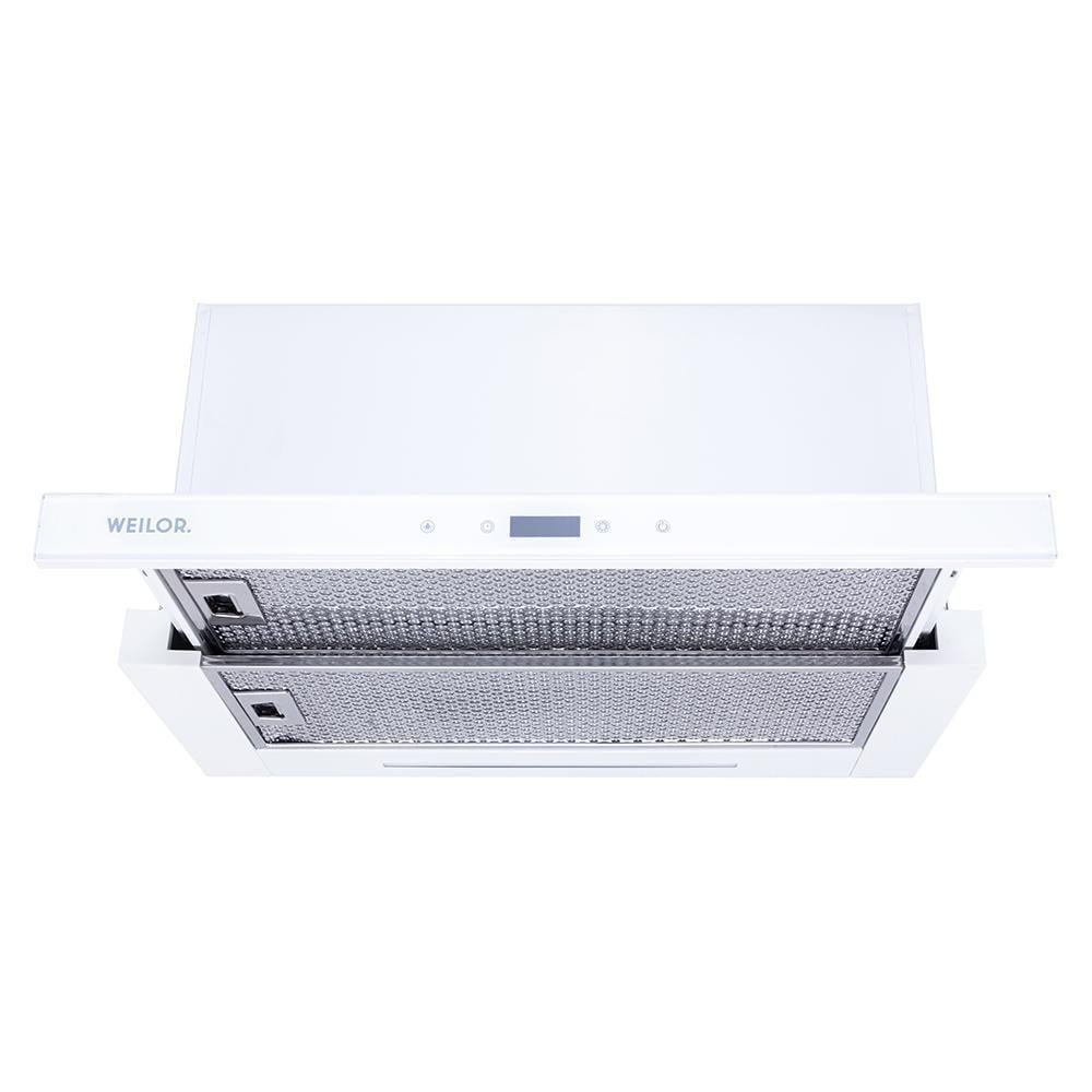 Витяжка вбудована телескопічна WEILOR PTS 6265 WH 1300 LED Strip