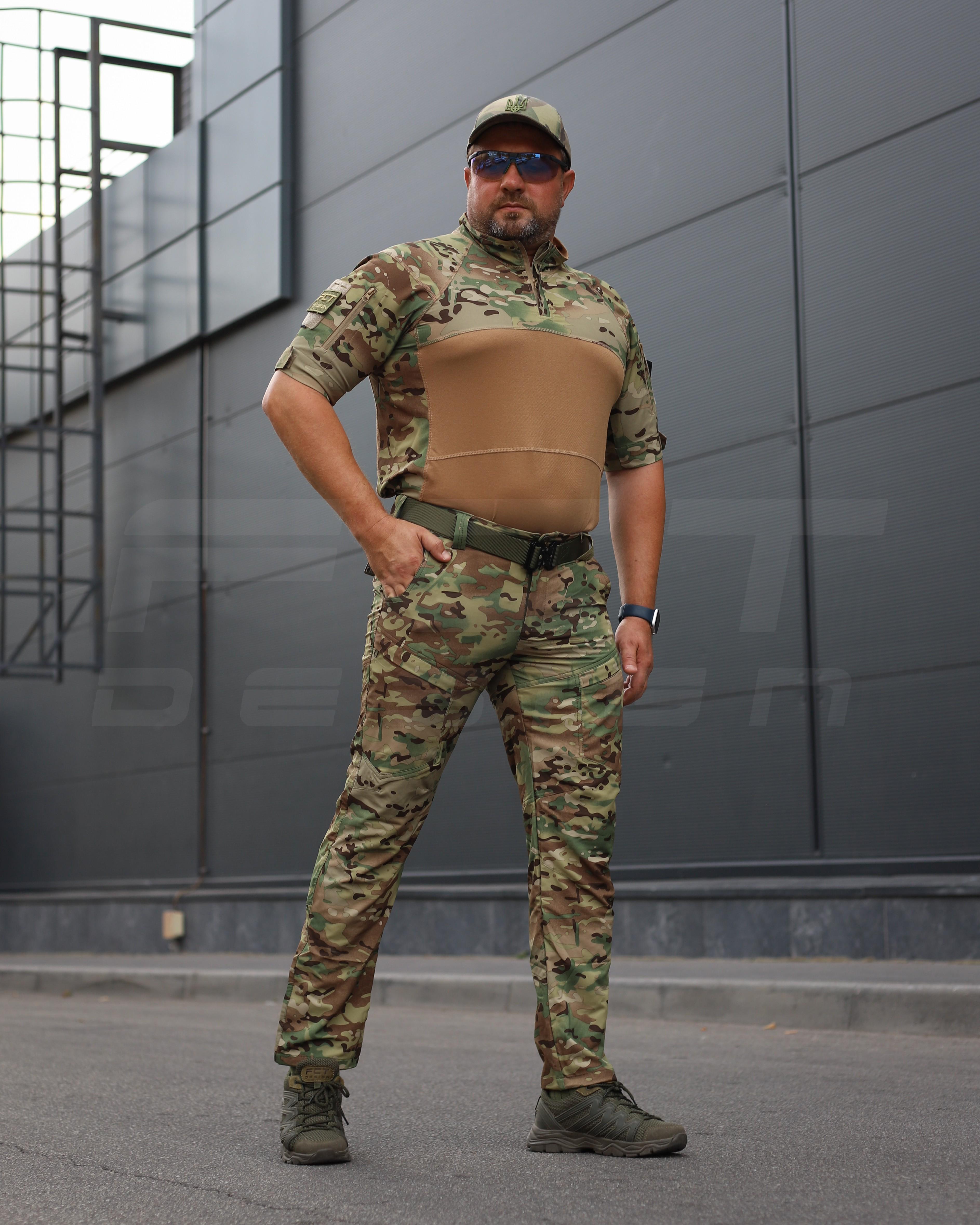 Сорочка убакс бойова FCT Design Страйкер з коротким рукавом р. 54 Мультикам - фото 2 Сорочка убакс бойова FCT Design Страйкер з коротким рукавом р. 54 Мультикам - фото 2