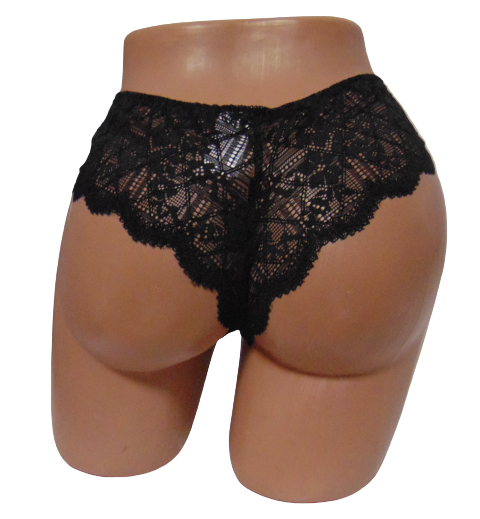 Женские трусики бразилиана Miego 680075 S-M Черный (1799678081) - фото 2