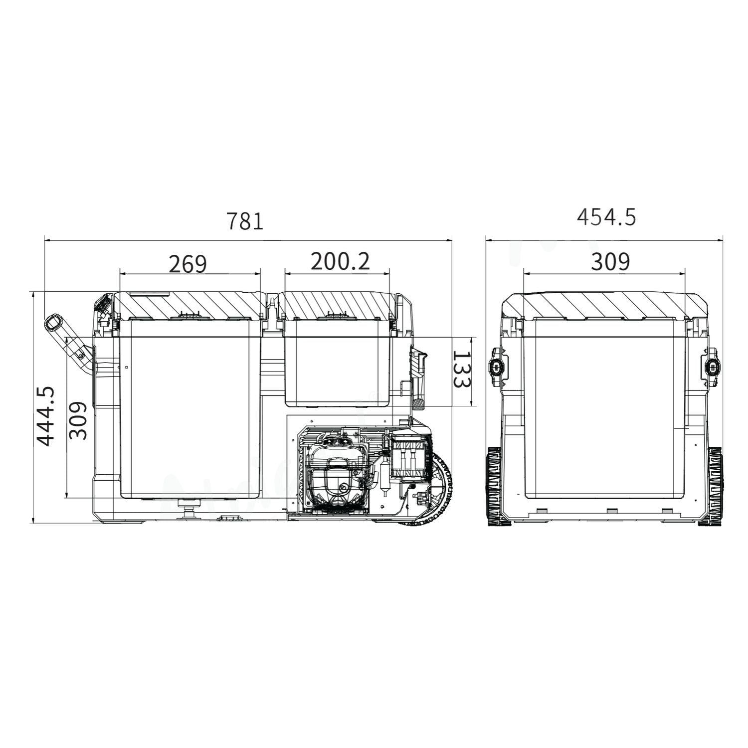 hig1003ページ‼️ ᐉ Автохолодильник компресорний ALPICOOL TGBSW35 LG Compressor