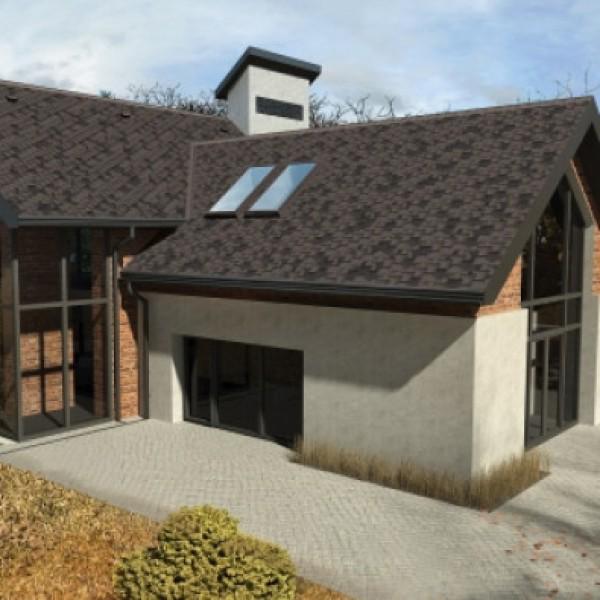 Битумная черепица Aquaizol Акцент 3,0 м2 Графит (29636781) - фото 4 Битумная черепица Aquaizol Акцент 3,0 м2 Графит (29636781) - фото 4