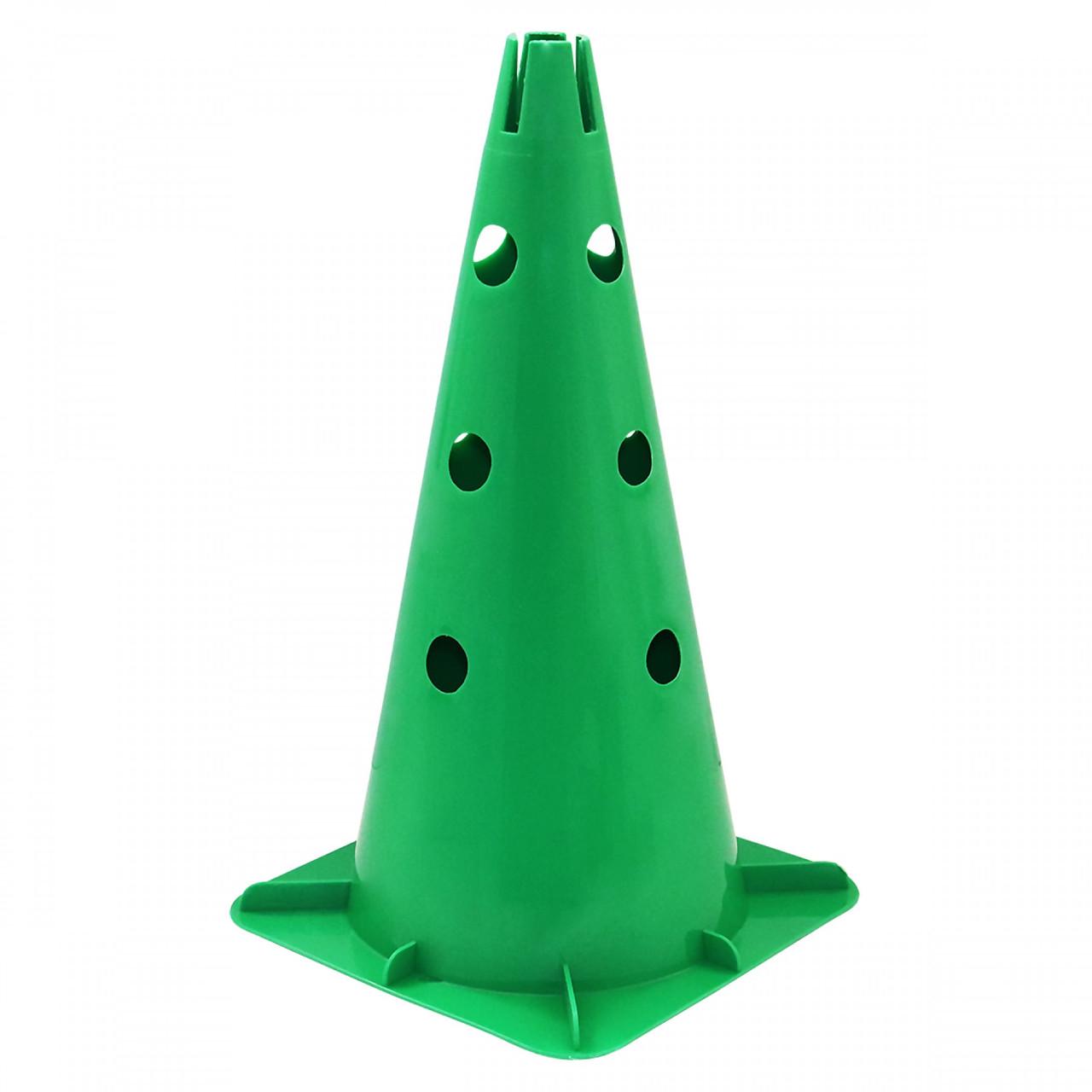 Конус-фишка спортивная SportVida SV-HK0305 40 см для тренировок с отверстиями