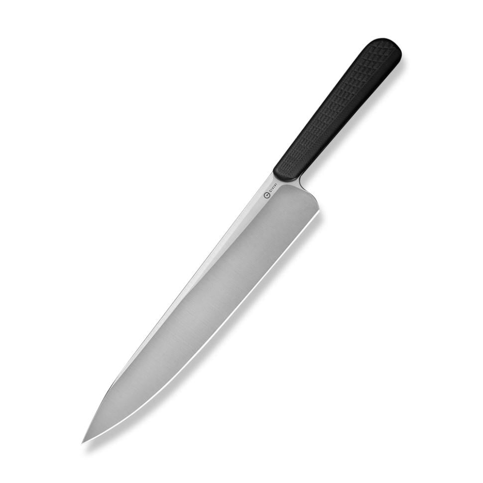 Кухонный нож шеф-повара Civivi Cibus C23048-1 Sandvik 14C28N 200 мм Black (33353034)
