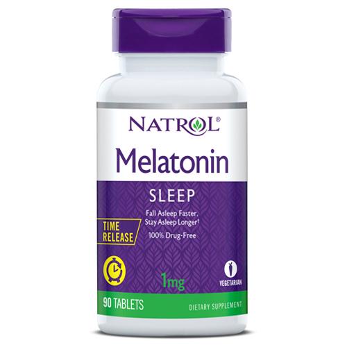 Натуральна добавка Natrol Melatonin 1 мг Time Release 90 таб. (3576)