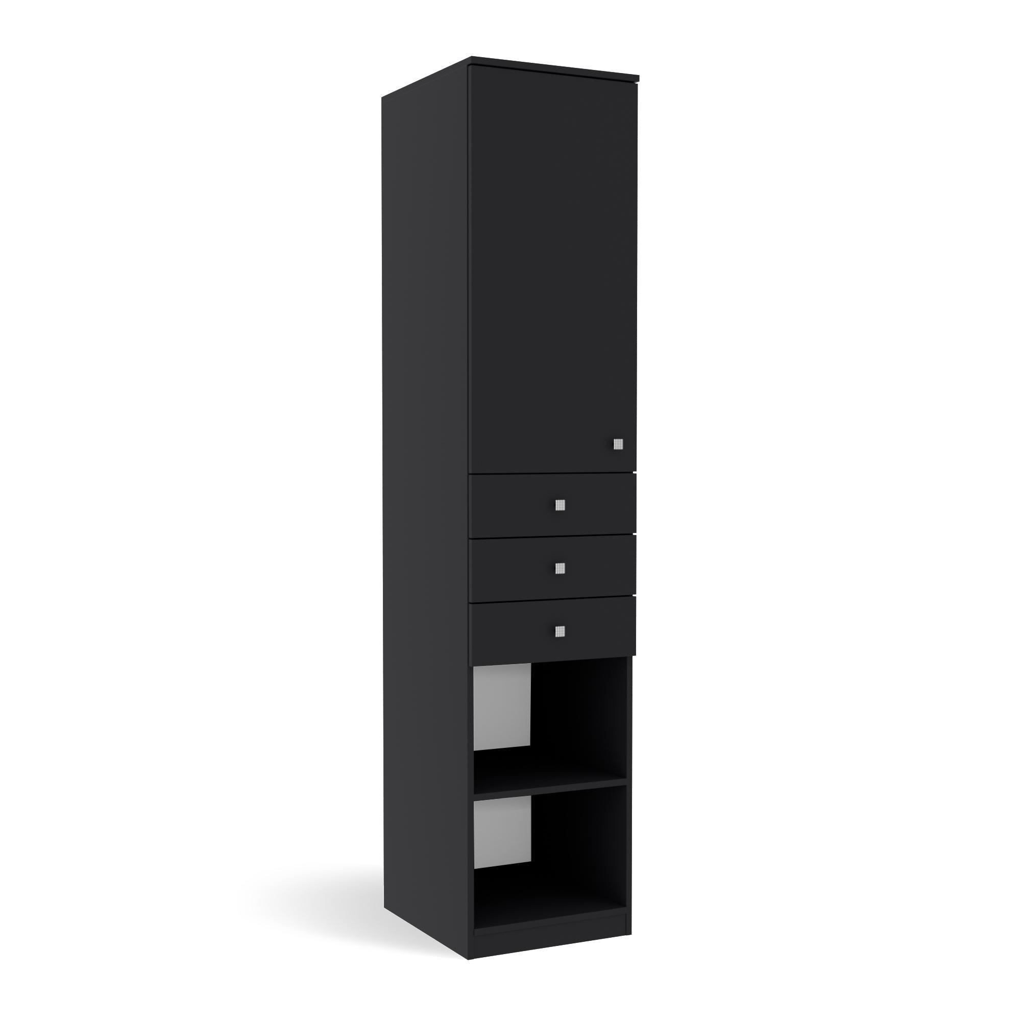 Шкаф-пенал F-9 450х530х2100 мм Антрацит (28784514)