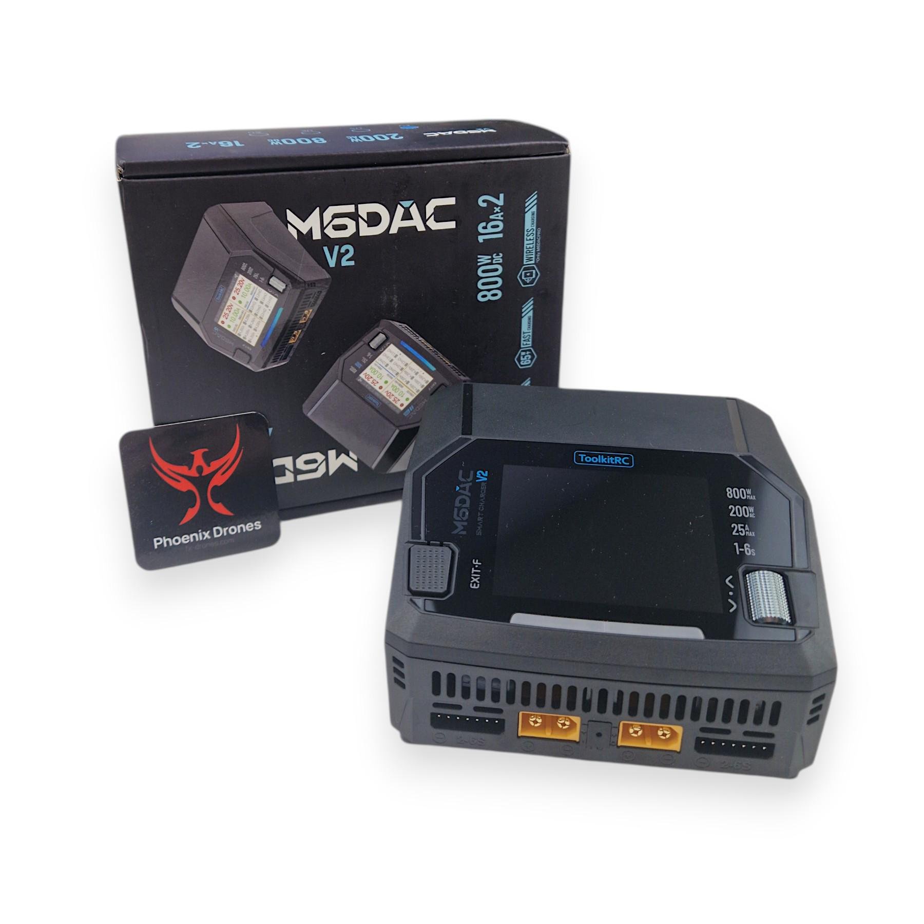 Зарядное устройство ToolkitRC M6DAC V2 Dual 400W 16A 1-6S со встроенным блоком питания (99959) - фото 7 Зарядное устройство ToolkitRC M6DAC V2 Dual 400W 16A 1-6S со встроенным блоком питания (99959) - фото 7