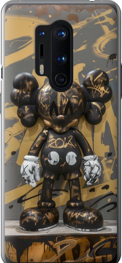 Чохол на OnePlus 8 Pro Bronze kaws (6097t-1896-42517)