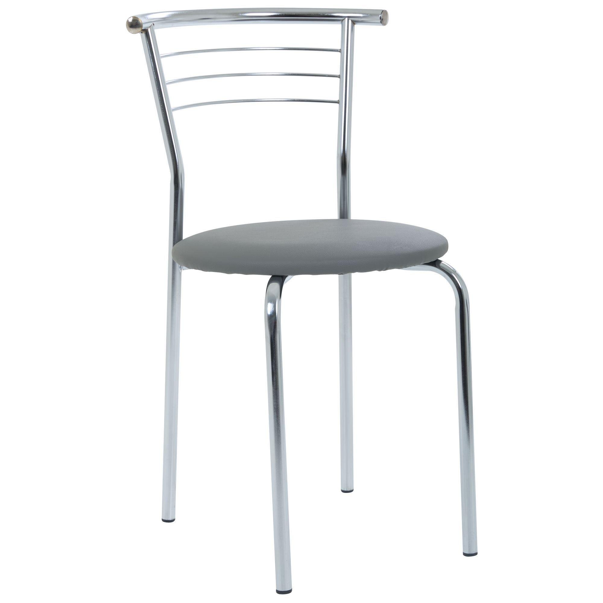 Стілець AMF Маркос шкірозамінник Сірий (218687) - фото 1 Стілець AMF Маркос шкірозамінник Сірий (218687) - фото 1