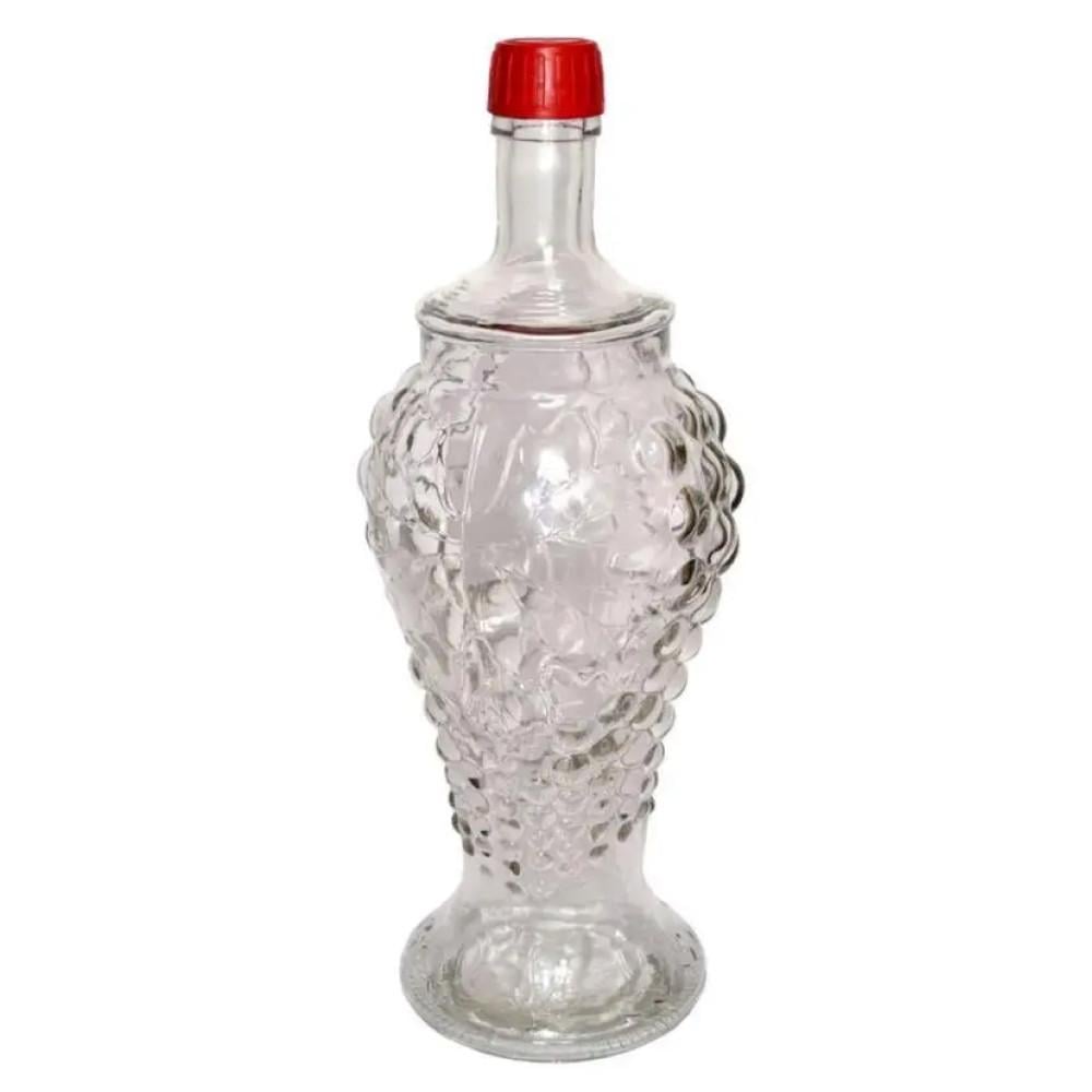 Бутылка стеклянная Грона с крышкой 1 л (2928)