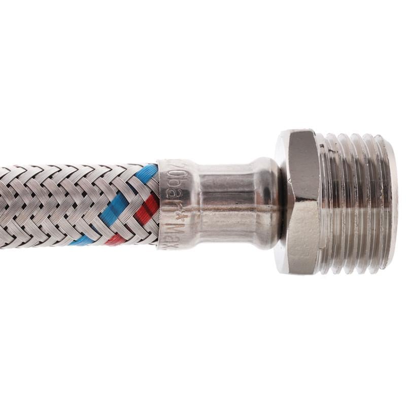 Шланг для подключения воды гибкий KOER KR0262 30 см 1/2"x1/2" ЗВ (81710) - фото 3 Шланг для подключения воды гибкий KOER KR0262 30 см 1/2"x1/2" ЗВ (81710) - фото 3