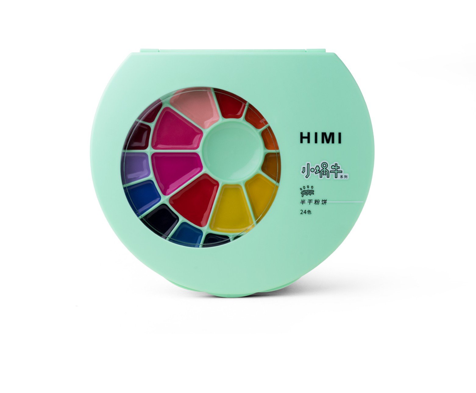 Краски акварельные HIMI Professional 24 цвета с кисточкой