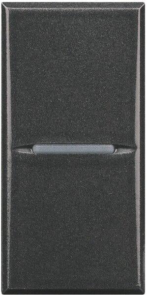 Переключатель промежуточный Legrand 1Р 16А 250В Bticino Axolute Антрацитовый