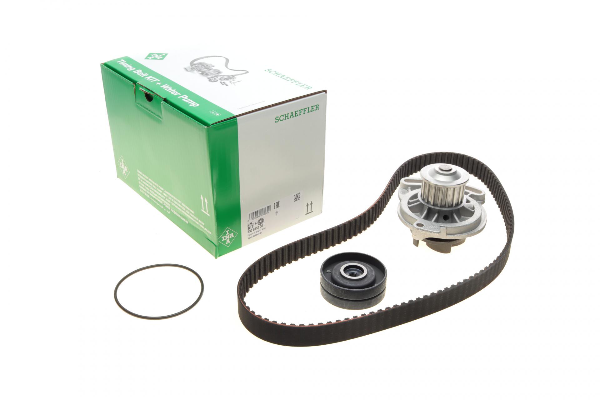 Комплект ГРМ с помпой VW T4 2.4D/2.5 90-03 57/81kw 26,5x122z (530 0153 30 INA)