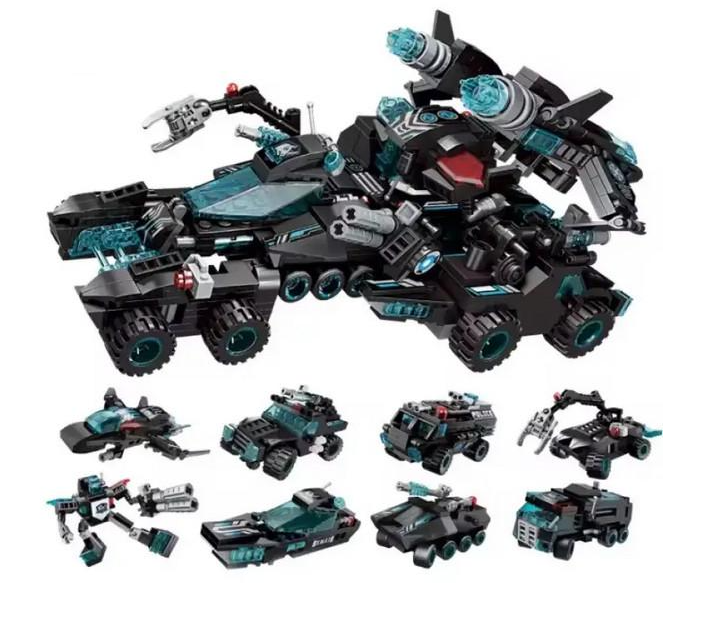 Конструктор Qman 1413 8в1 Зброя 714 дет.