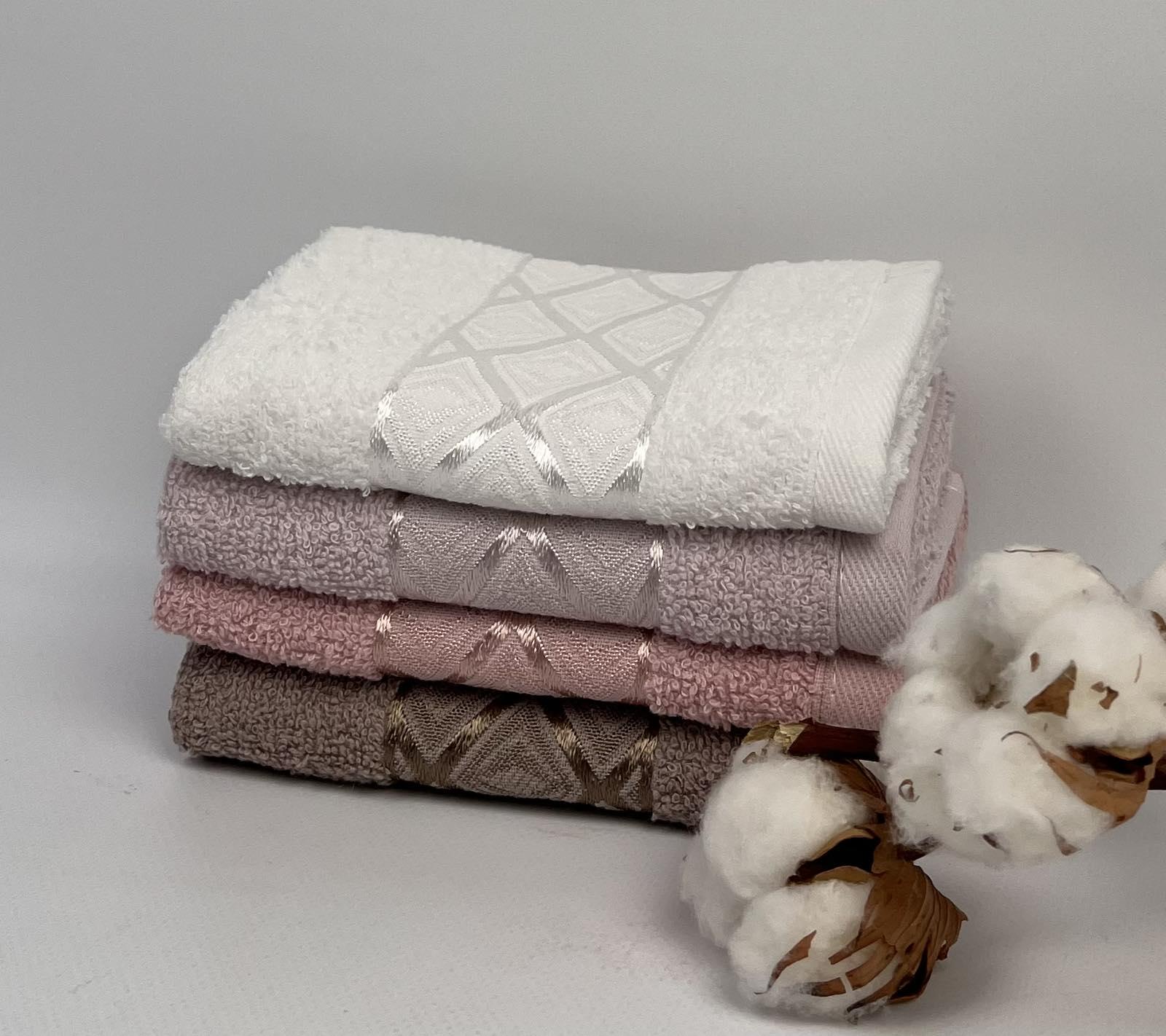 Набор полотенец Two Dolphins Dicle А232 6 шт. 30x50 см Разноцветный (CN32208)