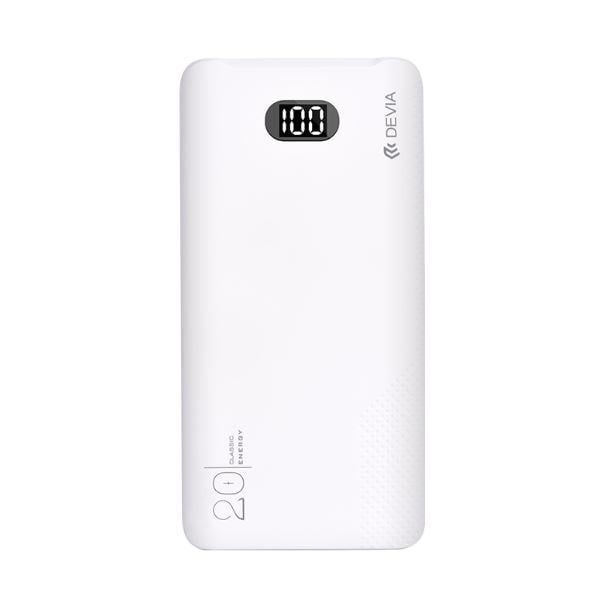 Внешний аккумулятор Devia Digital 20000 mAh Белый