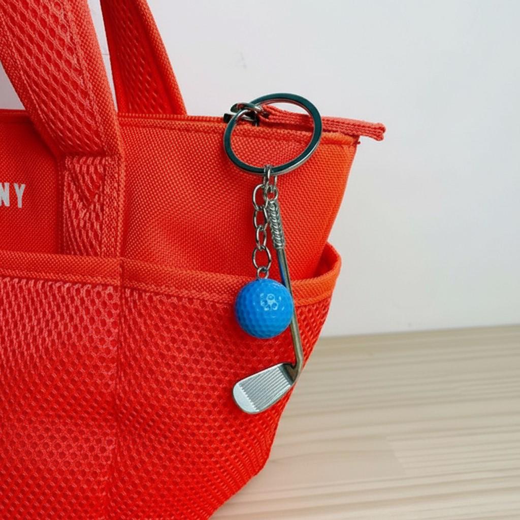 Брелок для ключей Гольф металлический Голубой (99_8_0_1С) - фото 12