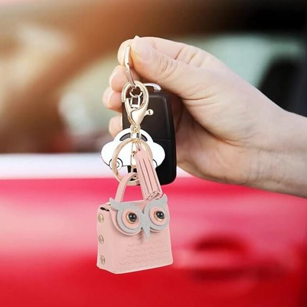 Брелок-монетница из экокожи L00196-2 11,9х5,5 см Розовый - фото 3 Брелок-монетница из экокожи L00196-2 11,9х5,5 см Розовый - фото 3