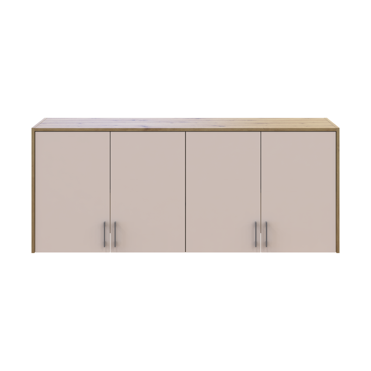 Антресоль висока Doros Ронді 4 ДСП 160х52х65 см Дуб Артізан/Кашемір (41516185) - фото 3 Антресоль висока Doros Ронді 4 ДСП 160х52х65 см Дуб Артізан/Кашемір (41516185) - фото 3