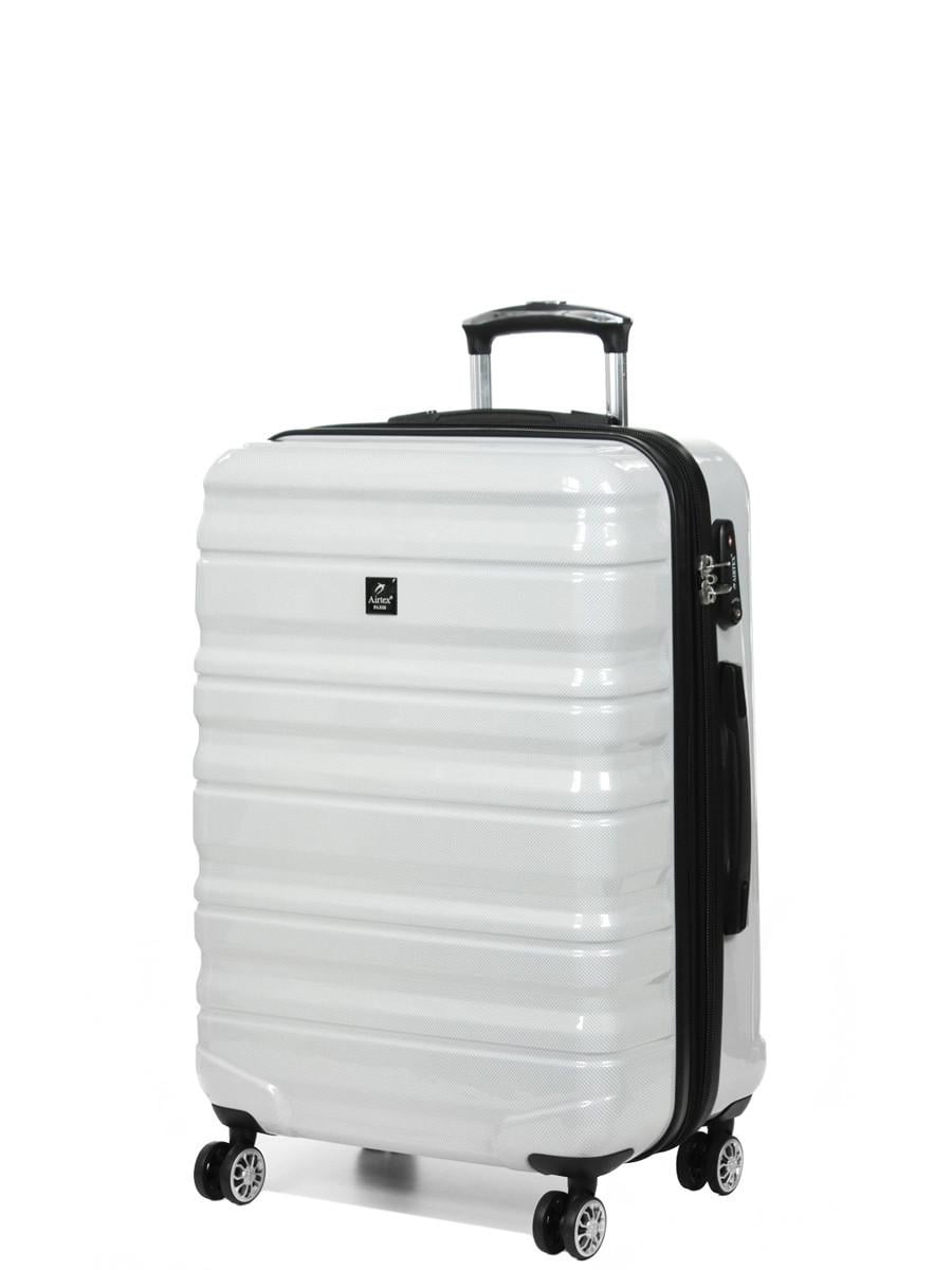 Валіза Airtex полікарбонат середня M 66х43х25+5 см 76 л 3,5 кг Білий