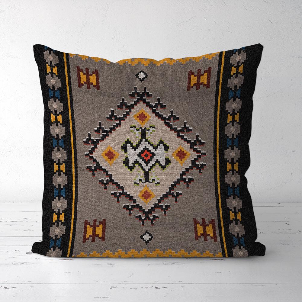 Подушка декоративная Presentville Soft Вишивка ромб 45x45 см (45PST_23J001)