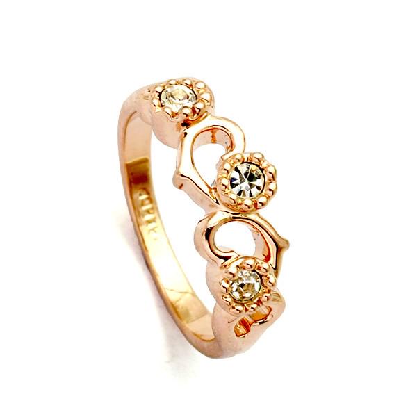 Кольцо с кристаллами Сваровски 957772 Showfay р. 16 Белый