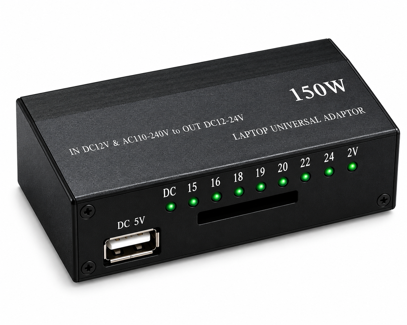 Адаптер для ноутбука UKC MY-150W 150 Вт от сети и авто Черный (37290)